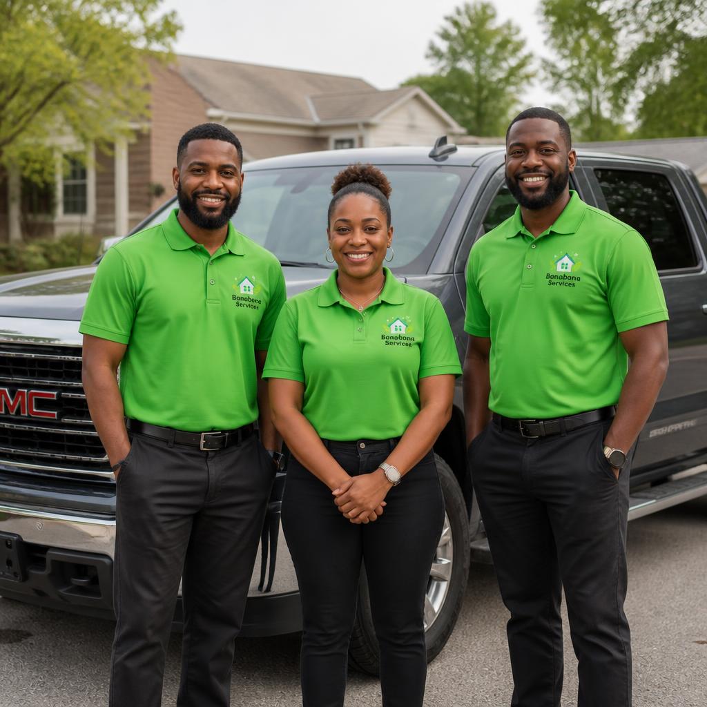 The family team behind Bonabona Landscaping & Residential Cleaning in Katy, Texas